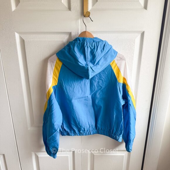 GUESS Retro Windbreaker - Colorblock 90s Active Dad Spring Jacket (S) - Picture 7 of 7